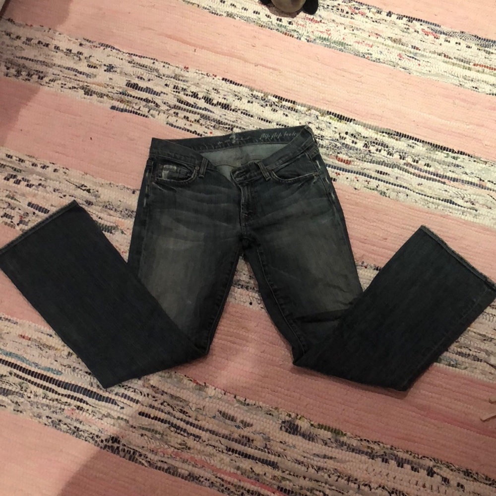 Seven for all mankind flip flop bootcut jeans